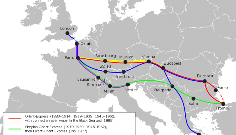 Orient Express Trasa